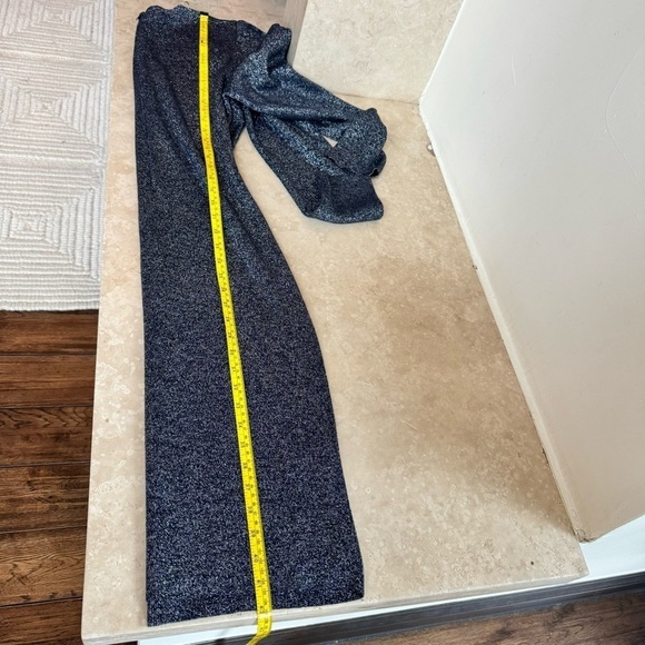 Sachin & Babi Amelie Metallic Knit Blue Knit Puff Long Sleeve Womens Size L - Picture 12 of 16